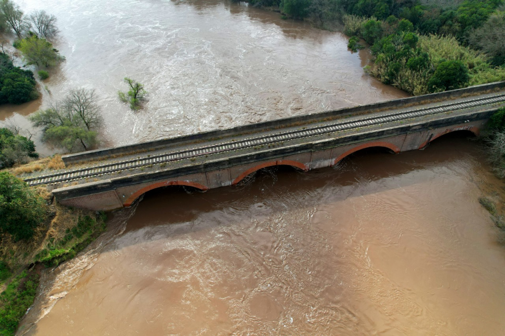 El Río Carcarañá alcanzó los 9,18 metros en Pueblo Andino