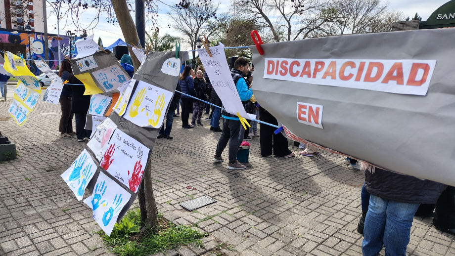 San Lorenzo se sumó al reclamo nacional por la Ley de Emergencia en Discapacidad