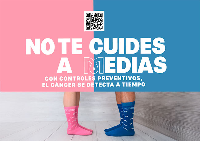 “No te cuides a medias”
