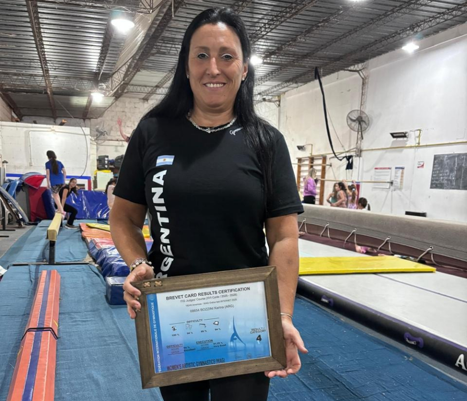 Reconocimiento Internacional: Karina Bozzini Nombrada Jueza Internacional de Gimnasia Deportiva