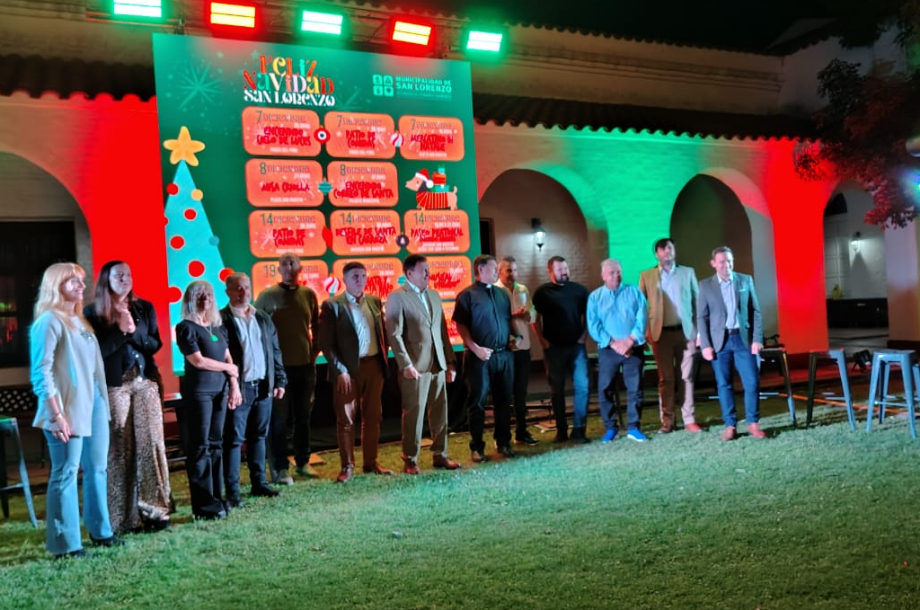 Una vez más, la comunidad de San Lorenzo recibirá la Navidad con múltiples atracciones y un marco deslumbrante en la avenida
