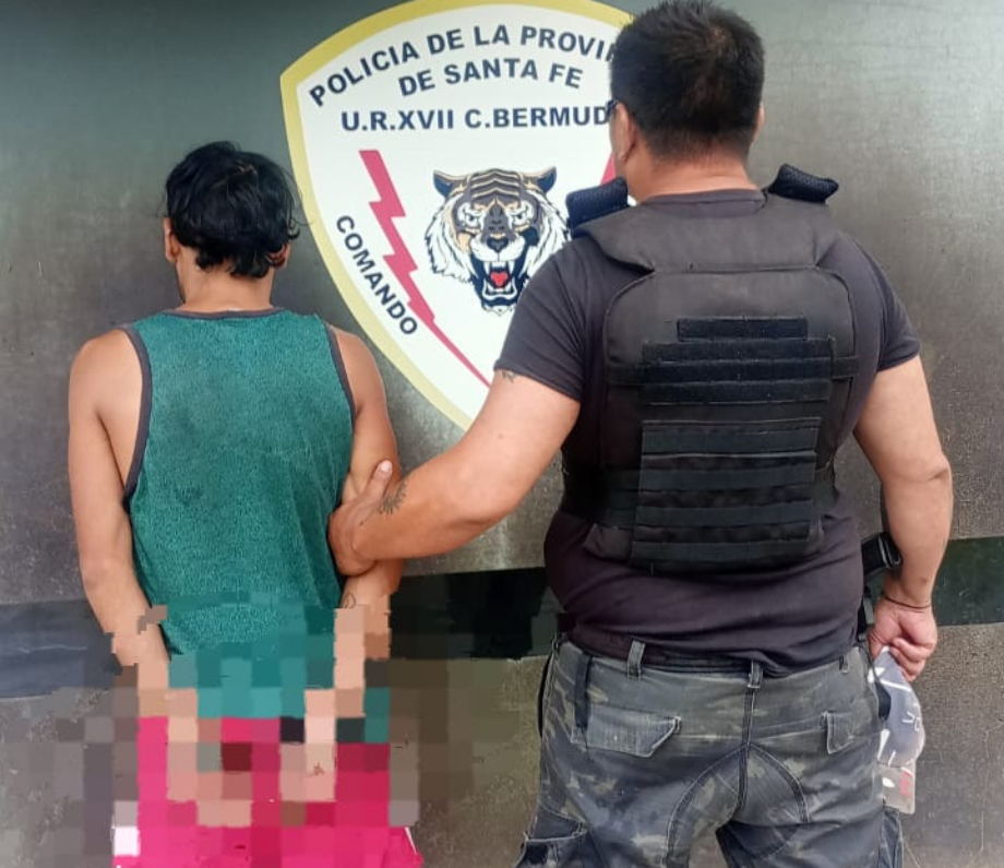 Capitán Bermúdez: Detuvieron a un joven que circulaba armado con una cuchilla y elementos de dudosa procedencia