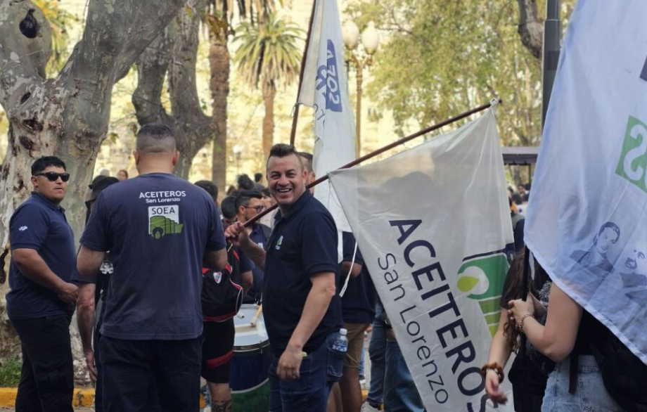 Aceiteros San Lorenzo se suma a la marcha de la CGT: “La reforma laboral amenaza derechos y salarios”