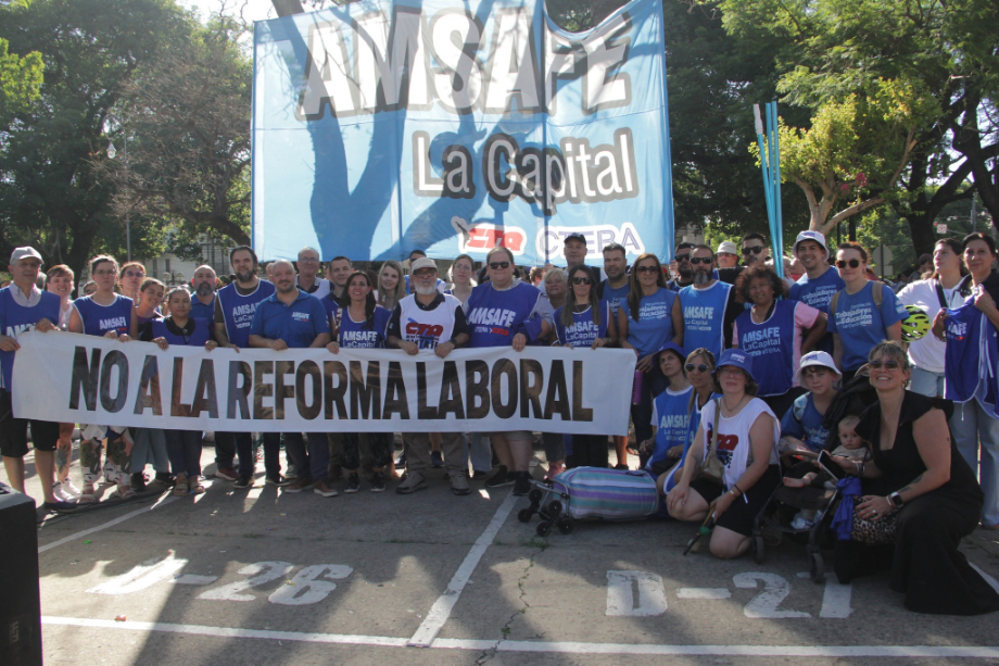 AMSAFE protagonizó una intensa agenda de lucha, reclamos salariales y defensa de derechos docentes