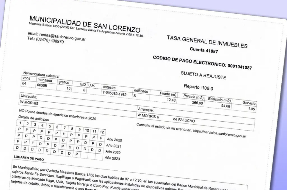La Municipalidad extiende hasta fin de mayo la moratoria de TGI, Drei y Cementerio