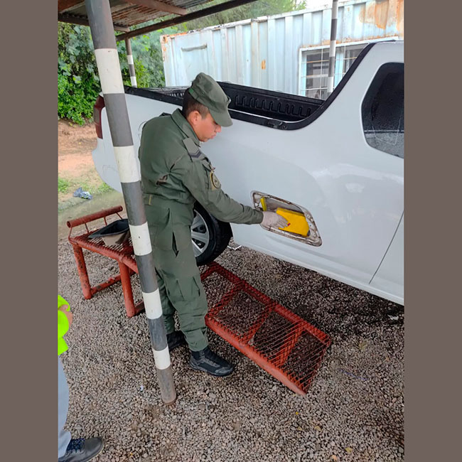 Llevaba 44 kilos de cocaína en el vehículo