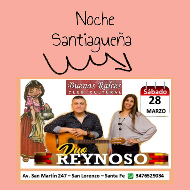 Noche santiagueña en Buenas Raíces