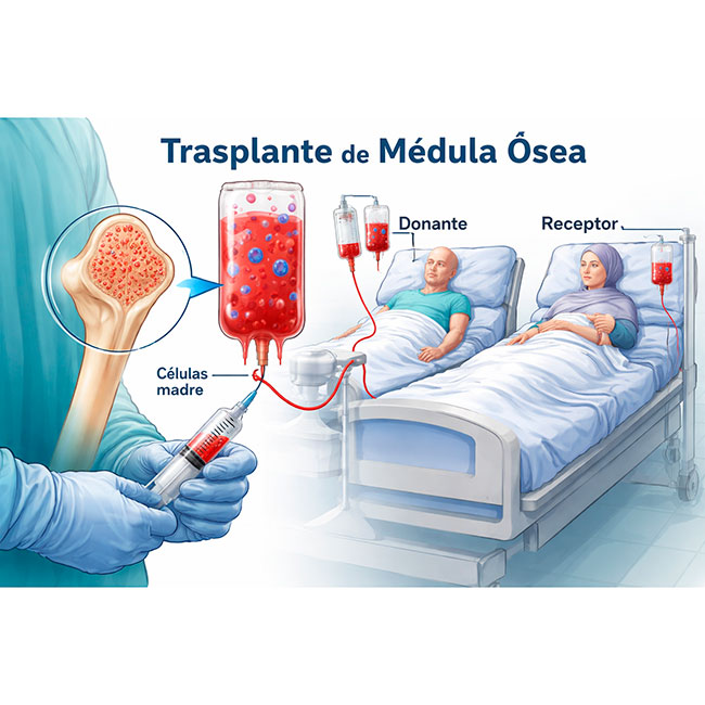 Médula Ósea: 3 de cada 4 personas dependen de un donante voluntario.