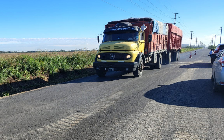 Puerto General San Martín inauguró una obra clave para el tránsito pesado y la producción regional