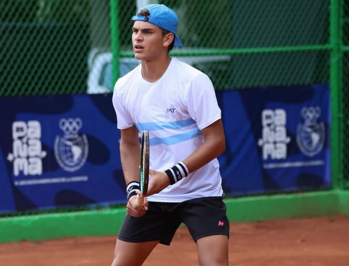 El orgullo de San Lorenzo: El tenista Dante Pagani va por el oro en Panamá