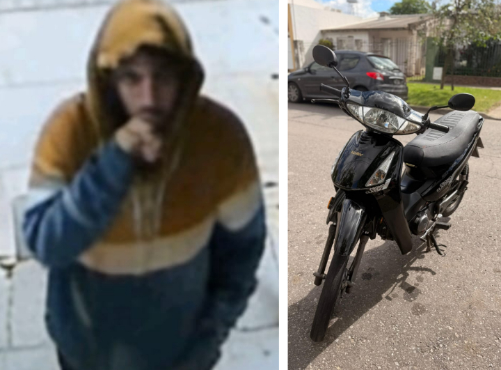 San Lorenzo: le robaron la moto de la puerta de su casa y pide ayuda para recuperarla