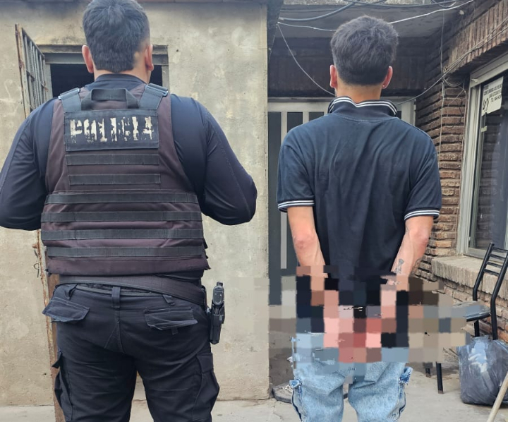 Roldán: aprehenden a un hombre por desobediencia y resistencia a la autoridad