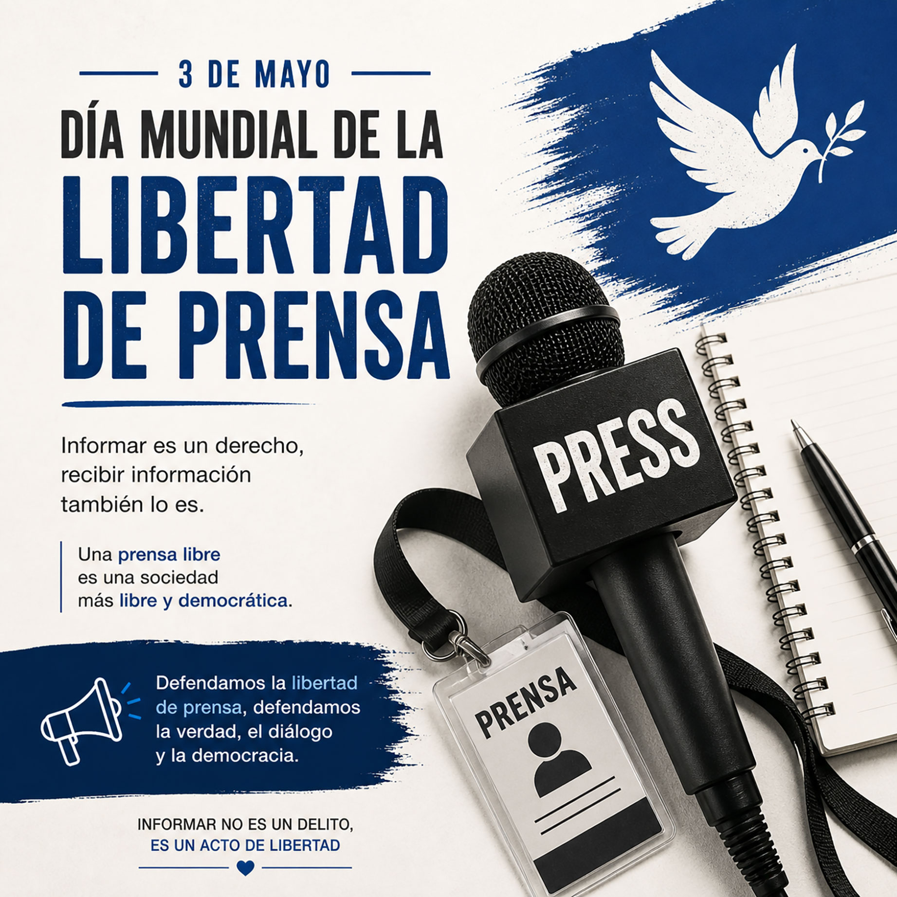 3 de mayo. Día Mundial de la Libertad de Prensa