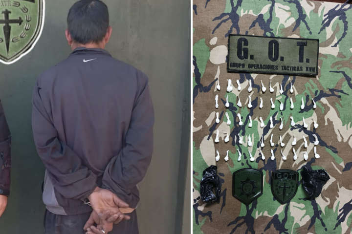Golpe al narcomenudeo en San Lorenzo: detuvieron a un hombre con 48 dosis de cocaína