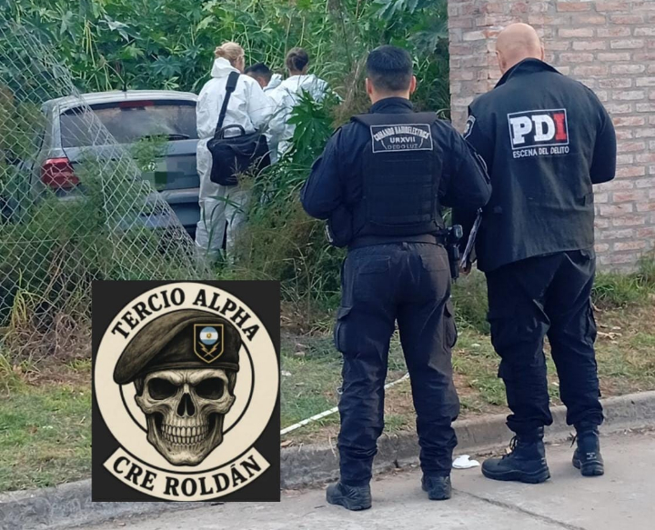 Hallazgo en Roldán: Recuperan un automóvil con pedido de secuestro oculto en un baldío