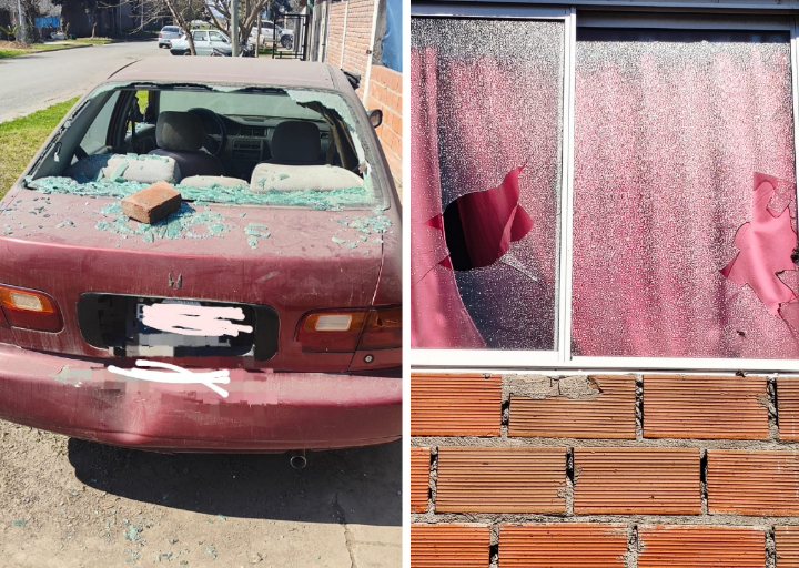 San Lorenzo: detuvieron a un hombre acusado de causar destrozos en una casa y un automóvil