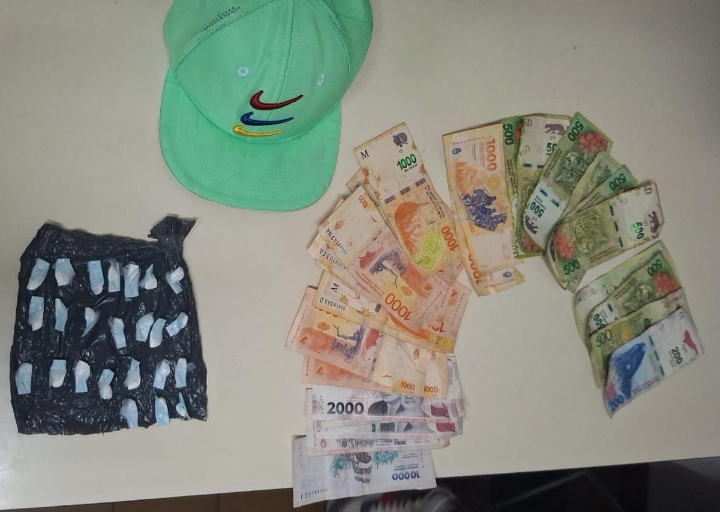 Detuvieron a un hombre con 24 envoltorios de cocaína durante un operativo en San Lorenzo
