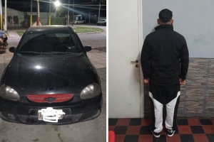 Circulaba en un auto robado, con patentes cambiadas y con un carnet falso: lo detuvieron