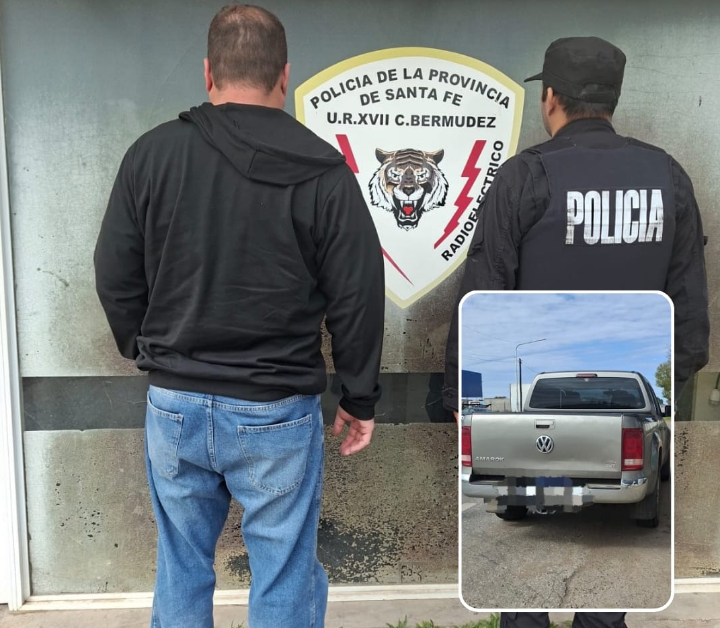 Capitán Bermúdez: durante un control vehicular incautaron una camioneta con pedido de secuestro