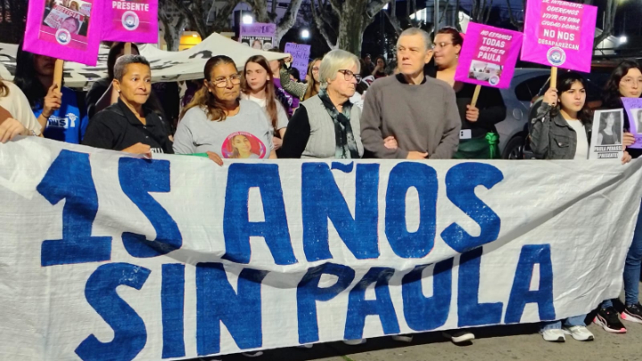 A 15 años de la desaparición de Paula Perassi, San Lorenzo volvió a marchar contra el silencio