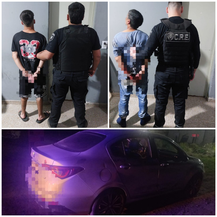 Intentaron robarle el auto a punta de pistola, huyeron a pie y los atraparon en una vivienda de Roldán
