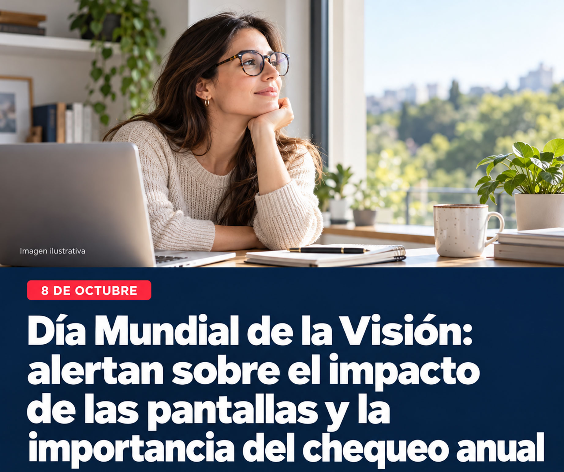 Día Mundial de la Visión: alertan sobre el impacto de las pantallas y la importancia del chequeo anual