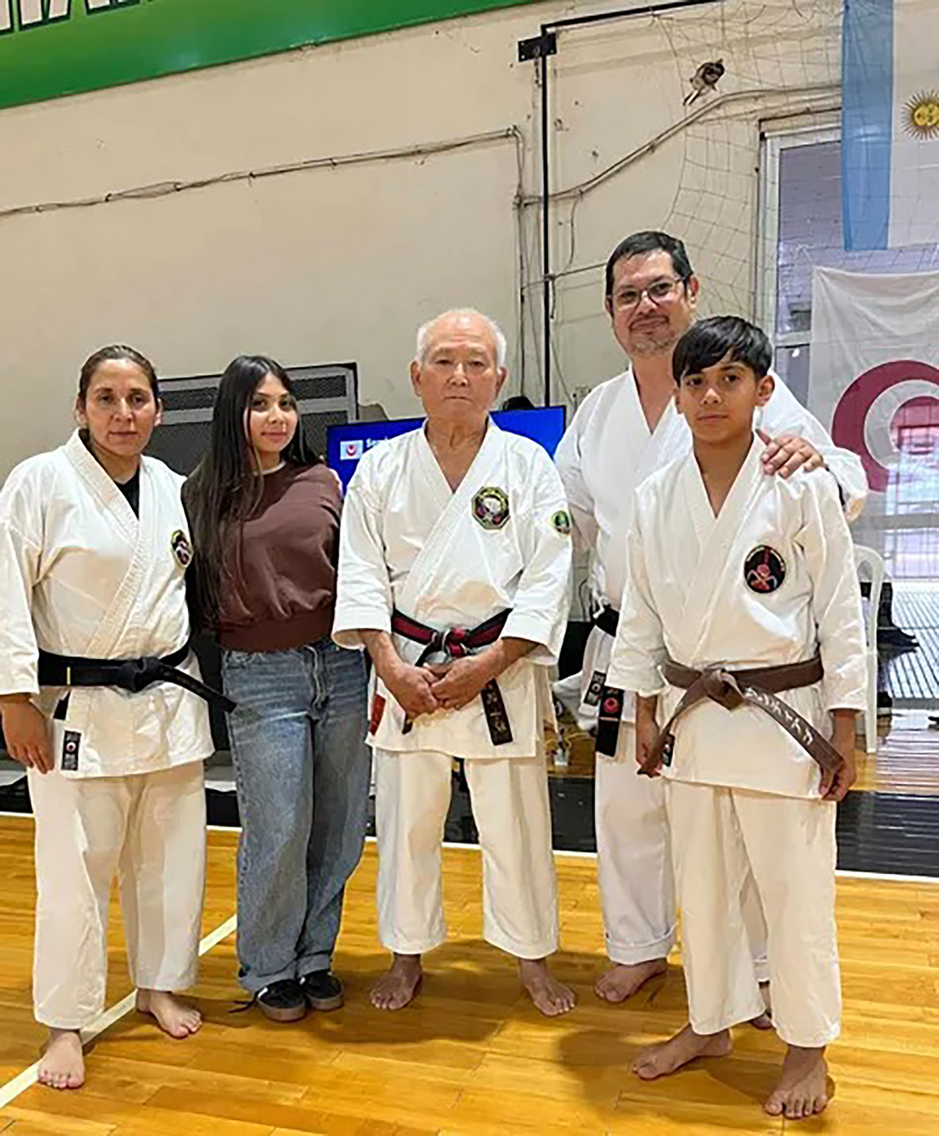 Eihachi Ota brindó ocho seminarios de karate en Puerto General San Martín