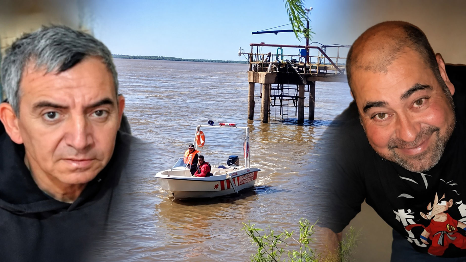 Continúa la búsqueda de los dos pescadores desaparecidos en el Paraná: quiénes son Héctor Flores y Gustavo Muñoz