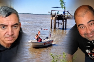 Continúa la búsqueda de los dos pescadores desaparecidos en el Paraná: quiénes son Héctor Flores y Gustavo Muñoz