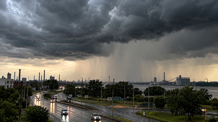 Alerta amarillo por tormentas: San Lorenzo y el Cordón Industrial se preparan para varios días de lluvias y fuertes vientos