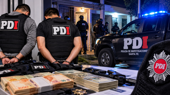 Corrupción policial: detuvieron a dos agentes de la PDI por un falso allanamiento en el que robaron dinero