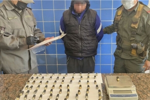 Jujuy: detuvieron a un hombre con 83 cápsulas de cocaína en el cuerpo